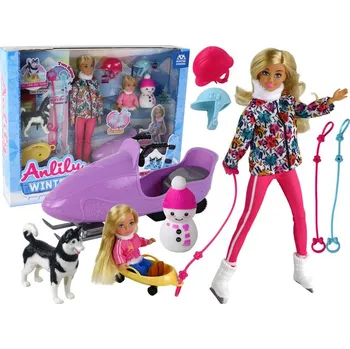 Panenka Panenka pro děti Anlily Brusle Pes Zimní sporty