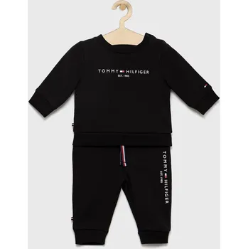 Pánské oblečení Dětská tepláková souprava Tommy Hilfiger KN0KN01485.9BYY černá 99X, vel. 56