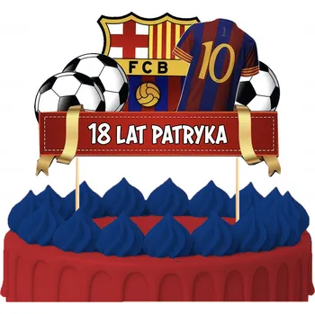 Obraz Ozdoba na dort ZÁPICH DO DORTU "Všechno nejlepší k narozeninám" FC BARCELONA LAMINE YAMAL, ozdoby na dort #4