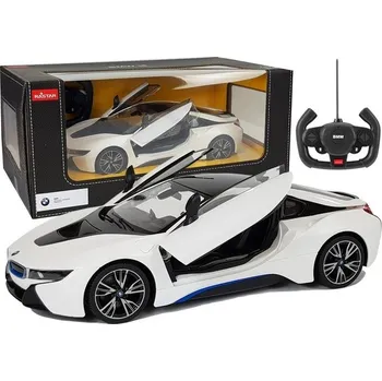RC model auta Auto R/C BMW i8 Rastar 1:14 Bílý Automatické Dveře