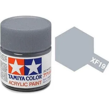 Modelářská barva Akrylová barva Tamiya XF-19 Sky Grey 10ml