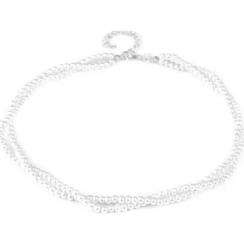Souprava šperků Perlový náhrdelník, barva 1 (01) bílá perlová