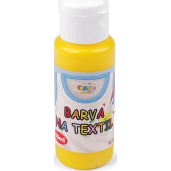 Speciální výtvarná barva Barva na textil 60 ml, střední, 2 žlutá
