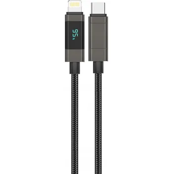 Datový kabel Kabel FONENG USB-C - Apple Lightning 1,2 m černý