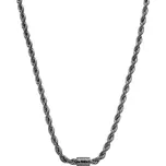 Armani Exchange Fashion černý náhrdelník pro muže AXG0163060 + 2 měsíce na vrácení zboží