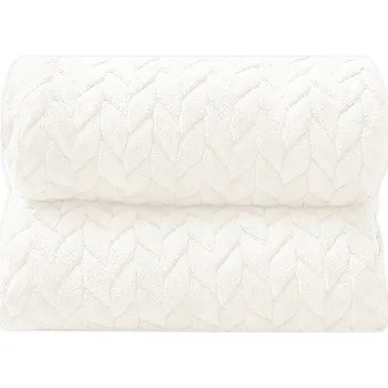 Prostěradlo Deka Xzhome z mikrovlákna 220 cm x 200 cm bílá