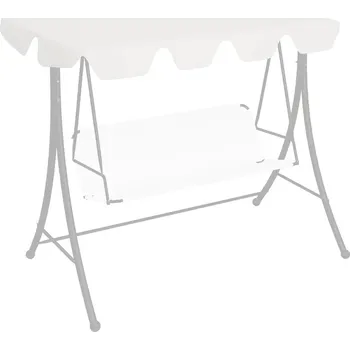 Příslušenství k zahradnímu nábytku Plast střecha VidaXL 150 x 110 x 18 cm