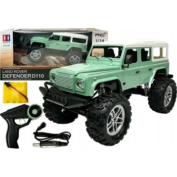 RC model auta Auto Land Rover Defender D110 R/C Zelený 7.5 km/h