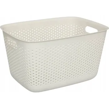 Úložný box Univerzální koš plast béžový