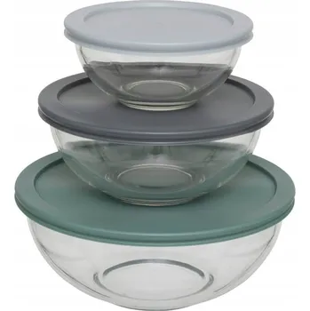 Obraz MISKY S VÍČKY, SADA SO SIMPLE, 3 KS, 400 ML, 1000 ML, 2000 ML