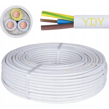 elektrický kabel Instalační kabel YDY 3x1,5 mm2 450/750V kulatý ELEKTROKABEL 100m
