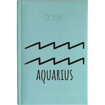 Kalendář Knižkový kalendář 2026 A5 FunnyCase modrý