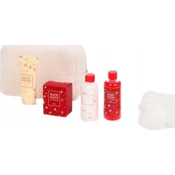 Kosmetická sada Vánoční dárková sada v kosmetické taštičce s vůní JABLKO A SKOŘICE - Dárek