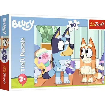 Puzzle - 30 - S Bluey je vždycky veselo - Trefl 18324