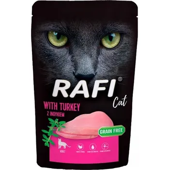 Krmivo pro kočku Rafi Cat mokré krmivo pro kočky s krůtím masem 100 g bez obilovin