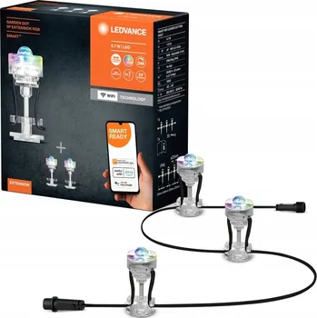 Bezpečnostní kamera LEDVANCE SMART+ Wifi Garden Dot 3P Ext RGB 4058075478572