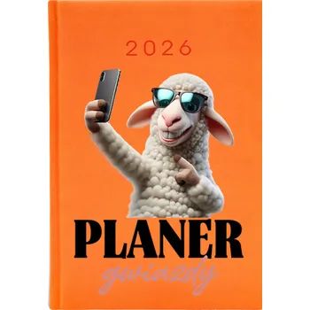 Diář Knižní kalendář 2026 A5 FunnyCase vícebarevný