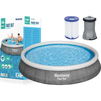 Bazén Rozpěrný zahradní bazén 396 x 84 cm Bestway 57376