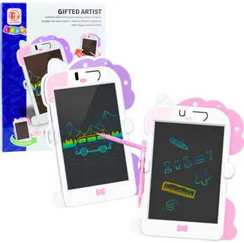 Magnetická kreslící tabulka Tabulka na kreslení a psaní LCD Rysik Jednorožec Růžová