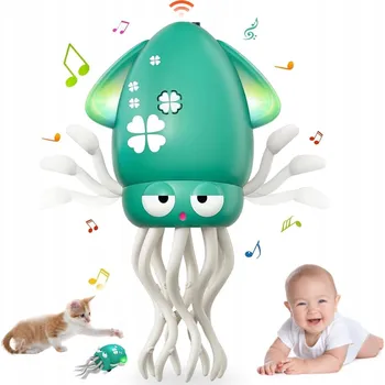 Interaktivní Tančící CHOBOTNICE LED s hudbou Hračka pro Děti +USB