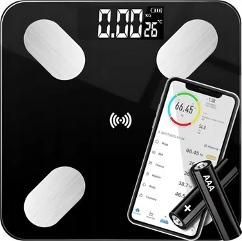 Osobní váha Analytická Koupelnová Váha Elektronická Chytrá Aplikace Sportovní BMI