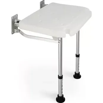 Lékařský nábytek Nástěnná sprchová židle s nohama JMC-C 5105