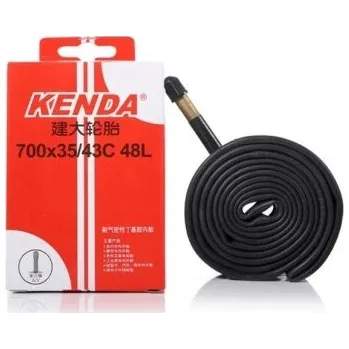 Duše na kolo Cyklistická duše 700×35/43C s auto ventilkem 48 mm Butylová duše pro trekingová a městská kola 71 cm