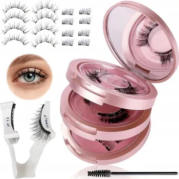 Péče o řasy a obočí MAGNETICKÉ ŘASY 16 KS BEZ LEPIDLA PRO KAŽDODENNÍ LÍČENÍ OČÍ