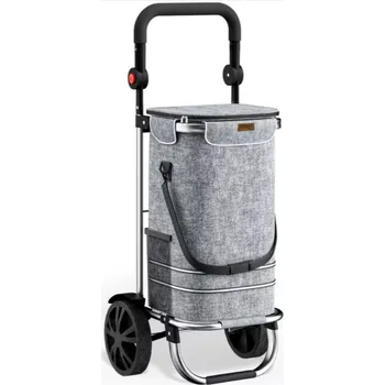 Nákupní vozík 56L 31x24x54cm | šedý