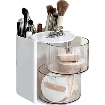 Úložný box Organizér / Úložný box na kosmetiku a kosmetické přípravky, 2 patra