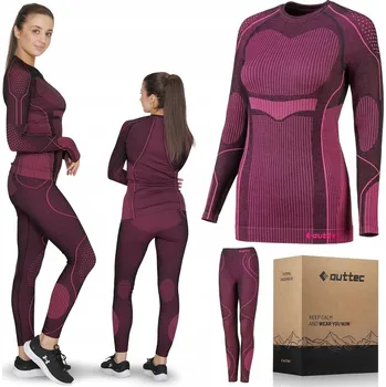 Podprsenka Dámská termoaktivní souprava spodního prádla Outtec Lilu růžová S/M