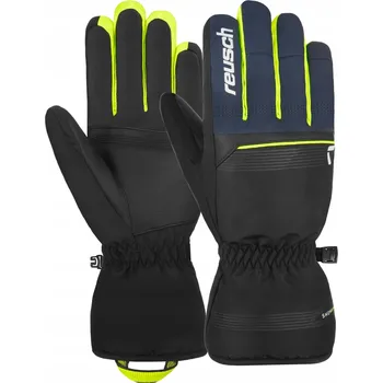 Rukavice Lyžařské rukavice REUSCH Snow King Velikost: 9 L černá/modrá/žlutá