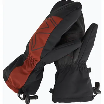 Dětské lyžařské rukavice ZIENER Lavalino Aquashield AW Mitten woody brown