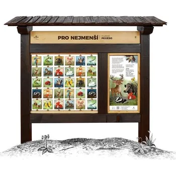 Pexeso Zvukové pexeso pro nejmenší - zvuková edukační tabule venkovní dřevěná