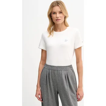 Tričko Tommy Hilfiger WW0WW47809 béžová 01C, vel. S