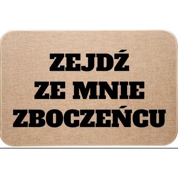 LNOVÁ ROHOŽKA UTŘI SI BOTY PERVERTE - ROHOŽKA KE DVEŘÍM DÁREK