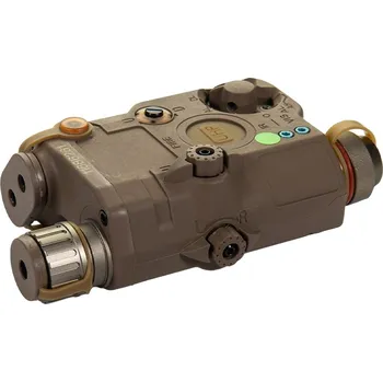 Airsoft FMA FMA AN/PEQ15 LA5-C UHP verze (LED svítilna, zelený / IR laser) - Písková