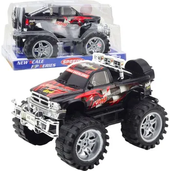 autíčko Terénní auto King s pohonem na zadní kola červeno-černé 27cm