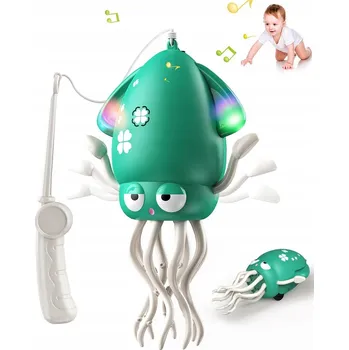 Hračka pro nejmenší INTERAKTIVNÍ TANČÍCÍ HRAČKA HUDEBNÍ LED SVÍTÍCÍ CHOBOTNICE PRO DĚTI