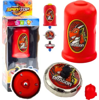 Létající drak Sada odpalovač s káčou Létající disk Drak Červený