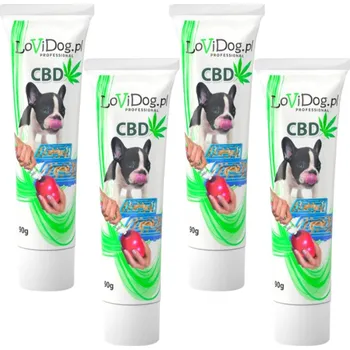 Pamlsek pro psa LOVIDOG Funkční pasta s CBD – pamlsek pro psa – 4x90g