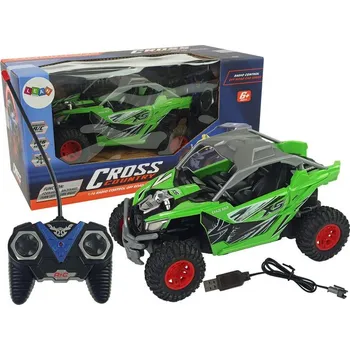RC model auta Terénní Auto Cross Country Dálkově Ovládané Pilot 27 MHz Zelené