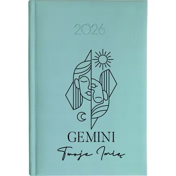 Kalendář Knižkový kalendář 2026 A5 FunnyCase modrý