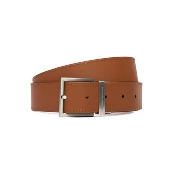 Opasek Tommy Hilfiger Pánský pásek Hudson Rev 3.5 AM0AM13945 Hnědá 95