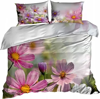 Povlečení Ložní Povlečení Bavlna bavlněného saténu 140x200 cm WILD FLOWERS