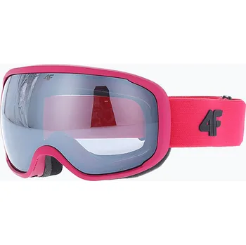 Dětské lyžařské brýle 4F U067 hot pink neon