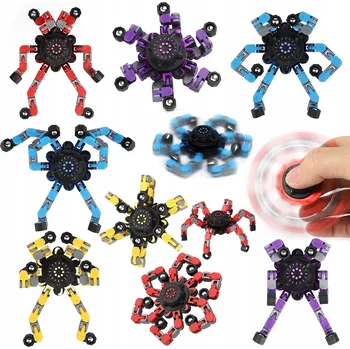 Gadget 10 ks FIDGET SPINNER ROBOT K SESTAVENÍ ANTISTRESOVÝ
