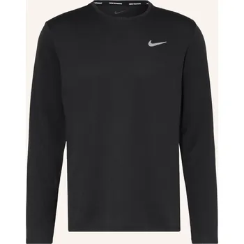 Pánské tričko Nike Pánské Běžecké Tričko Miler, černá, L