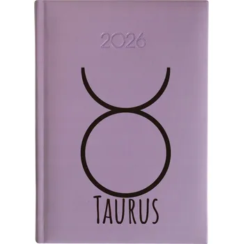 Kalendář Knižní kalendář 2026 A5 FunnyCase fialový