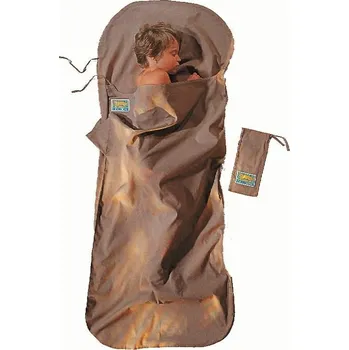 Spacák Cocoon dětská spacáková přikrývka Kid Sack khaki bavlna